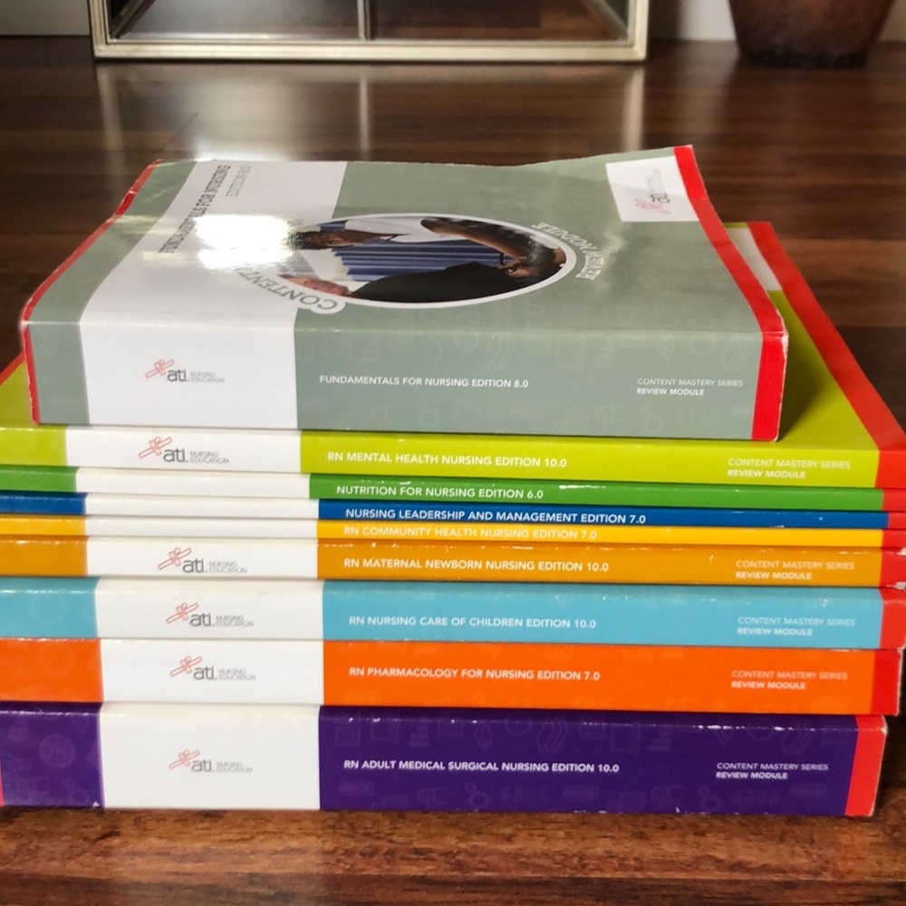 ATI nursing book set